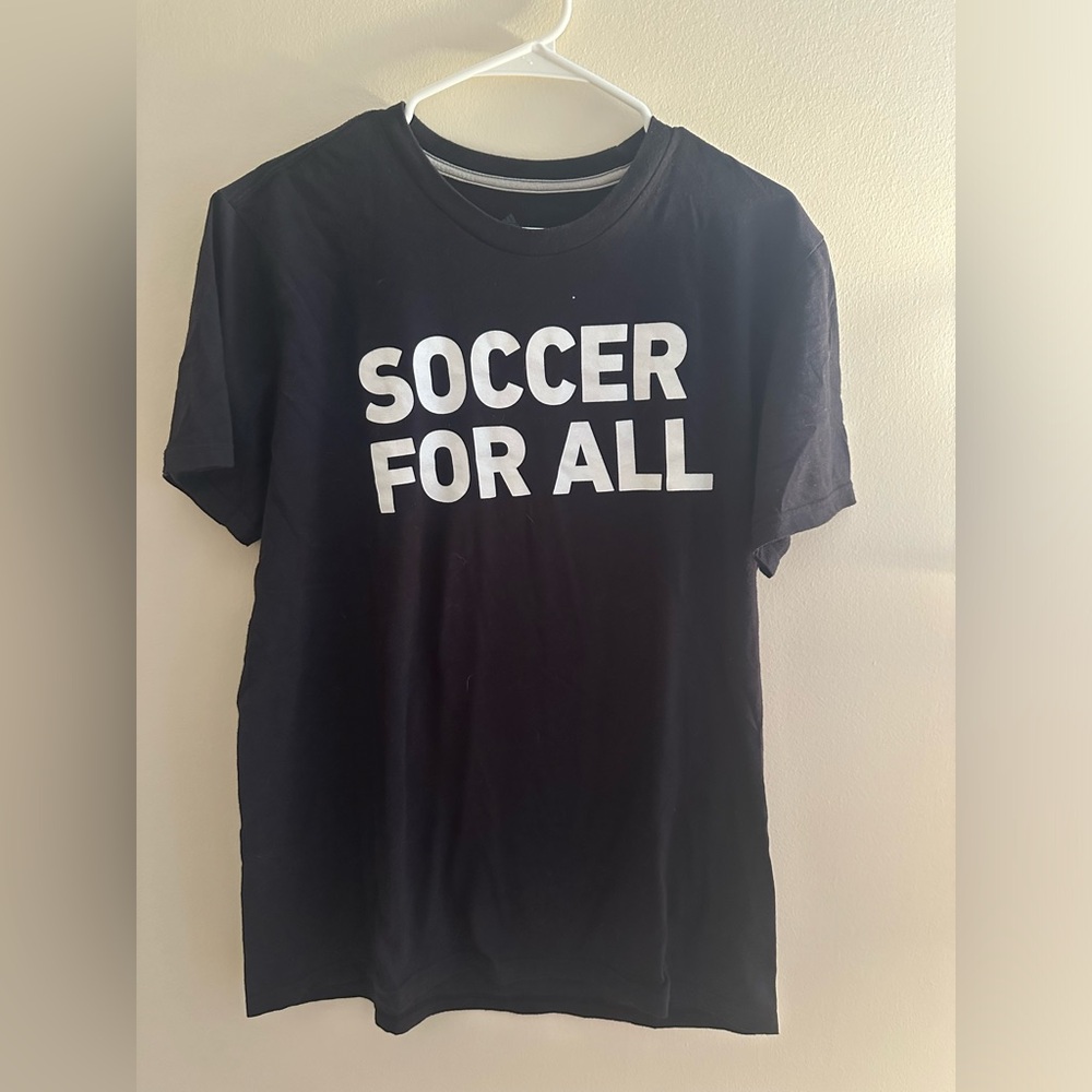 Adidas soccer for all t shirt